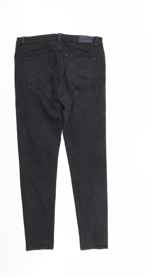 Diverse Womens Black Denim Straight Jeans Size 12 L29 in
