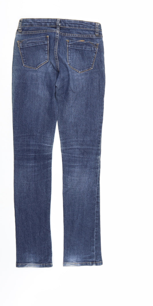 TALLY WEiJL Womens Blue Denim Skinny Jeans Size 6 L31 in