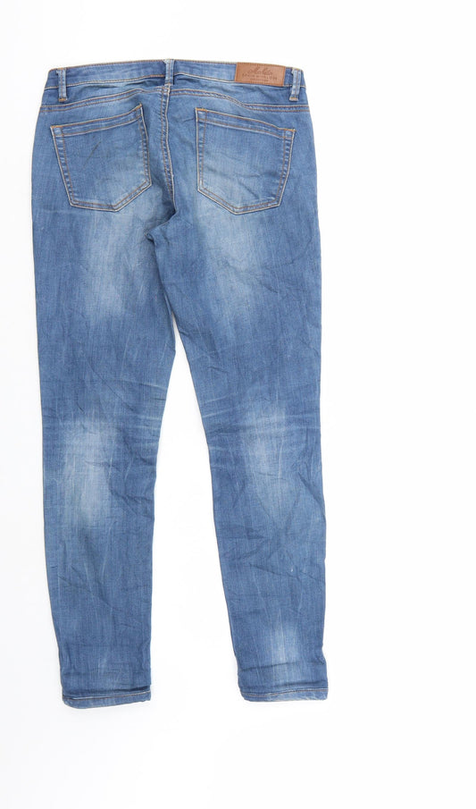 mohito Womens Blue Denim Straight Jeans Size 26 in L26 in
