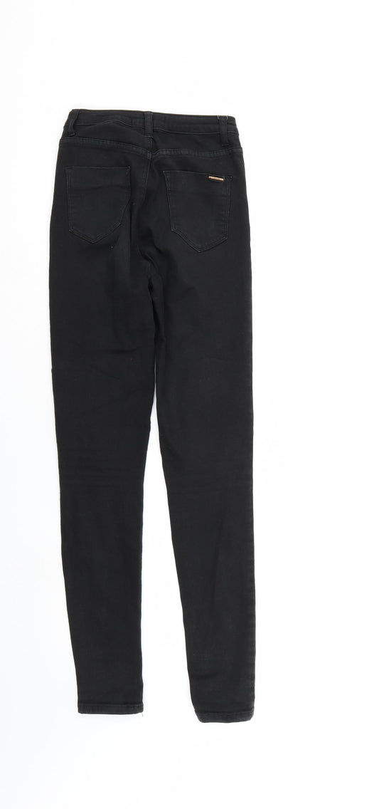Toxik3 Womens Black Denim Straight Jeans Size 6 L31 in