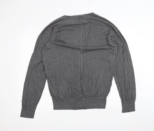 NEXT Womens Grey Cardigan Jumper Size L