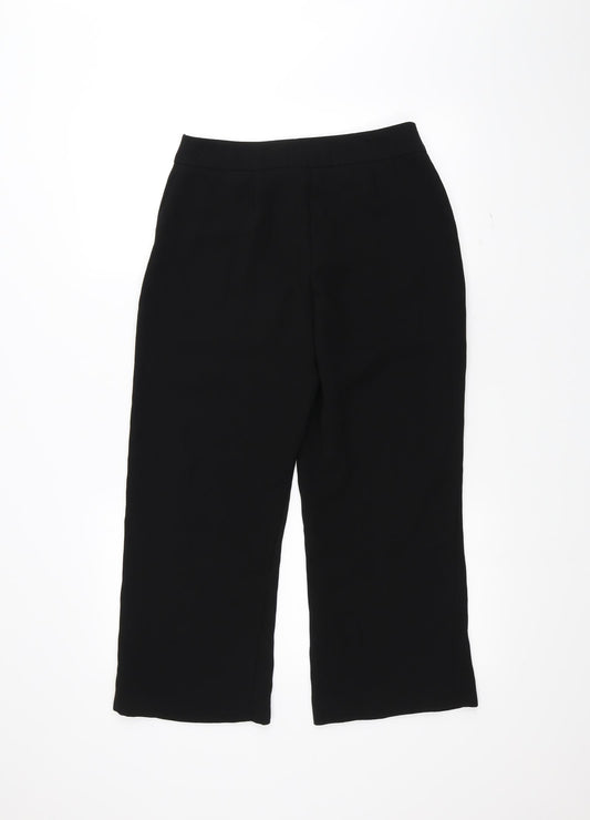 M&Co Womens Black Trousers Size 8 L24 in
