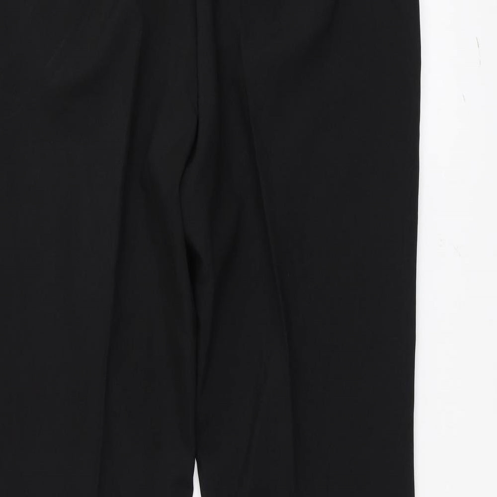 Brand and care label for Redoute women’s black trousers, size UK 18, 31-inch leg