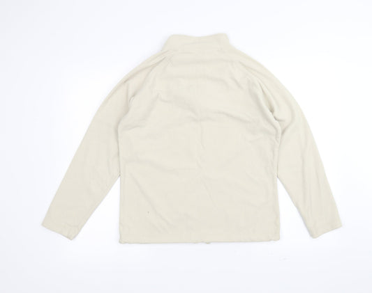 Essentials Womens White Pullover Jumper Size 10