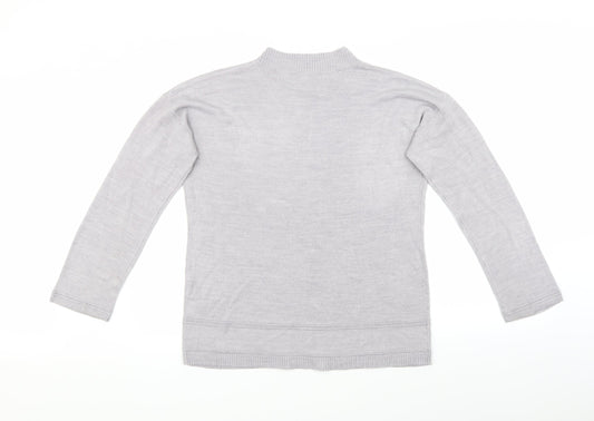 Vida Vi Womens Grey Pullover Jumper Size L