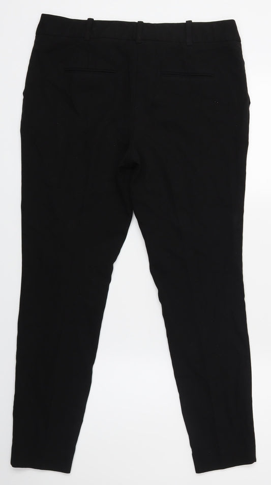 NEXT Womens Black Trousers Size 10 L22 in