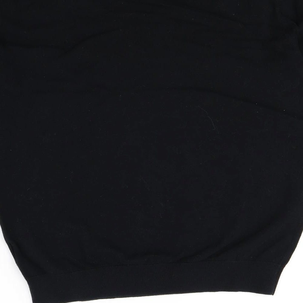 Aspen & Court Mens Black Pullover Jumper Size M