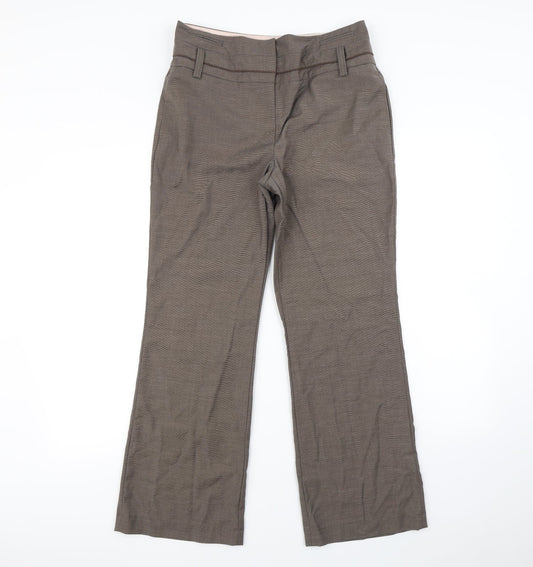 NEXT Womens Brown Dress Pants Trousers Size 10 L30 in