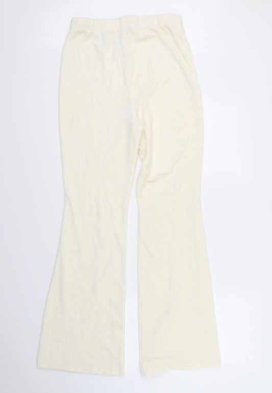 Divded Womens Ivory Trousers Size M L30 in