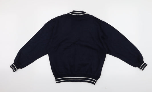 Casual Girls Blue Cardigan Jumper Size 9-10 Years
