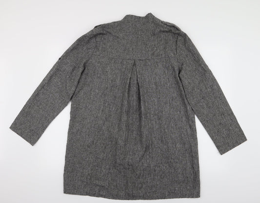 My Dress Room Womens Grey Cardigan Jumper Size S
