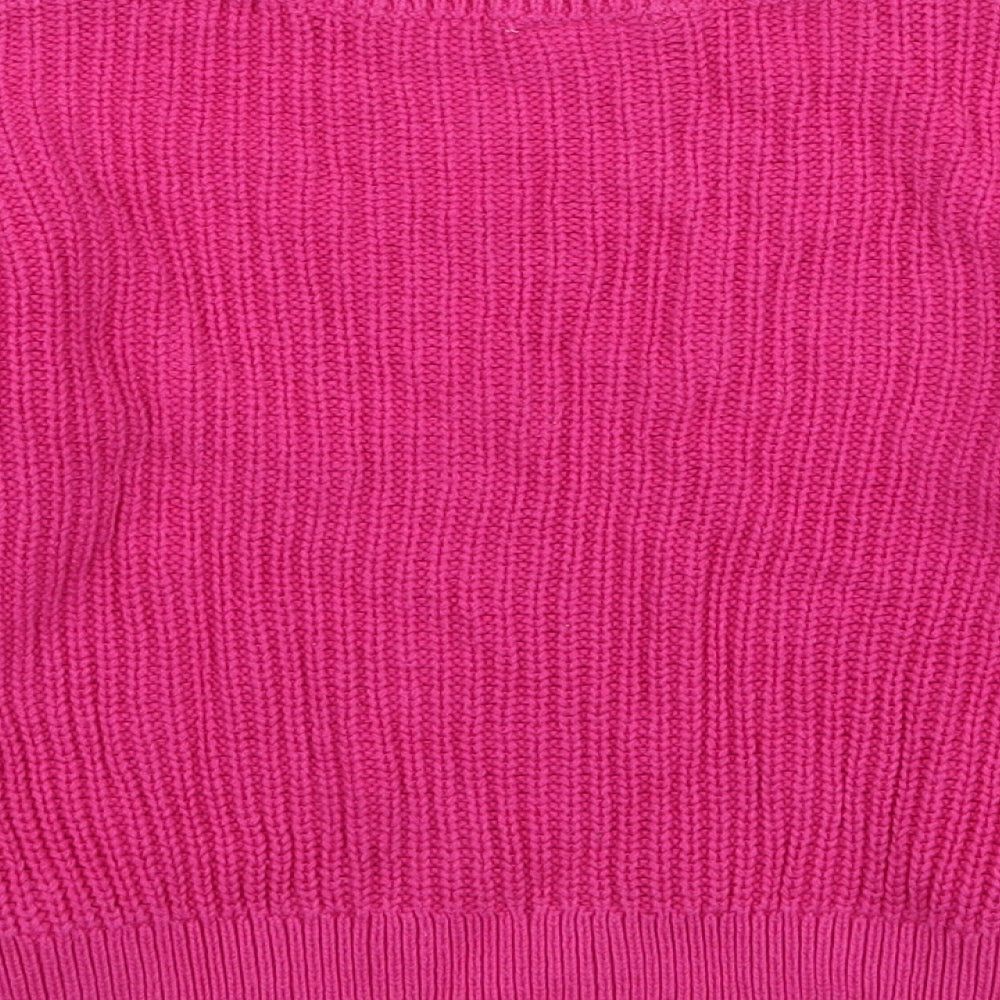 i love girlswear Girls Pink Pullover Jumper Size 6 Years