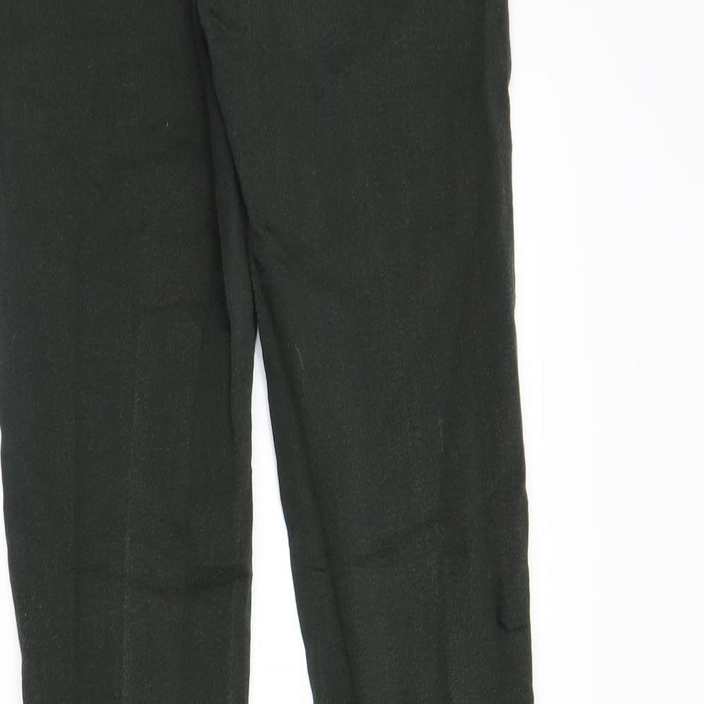 Brand and care label for denimco women’s green denim jegging jeans, size UK 6, 29-inch leg