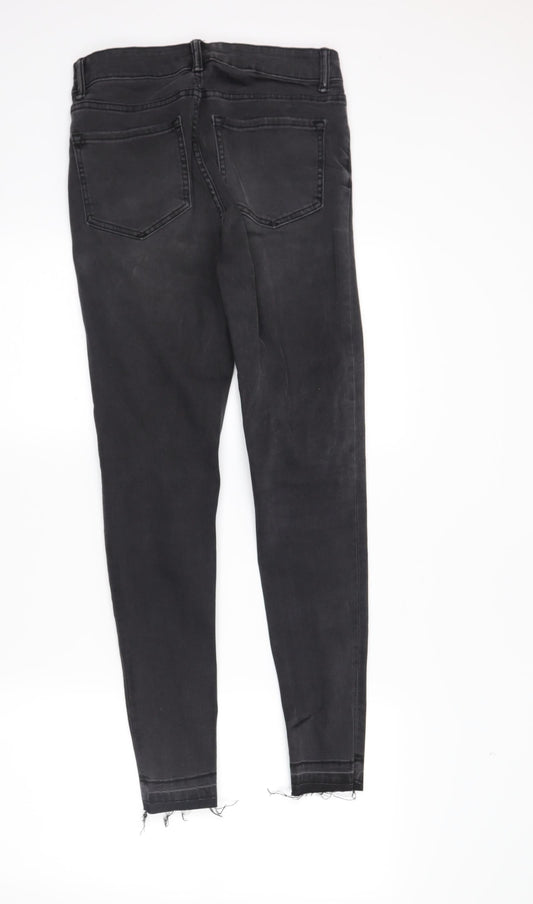 DenimCo Womens Black Denim Skinny Jeans Size 8 L28 in