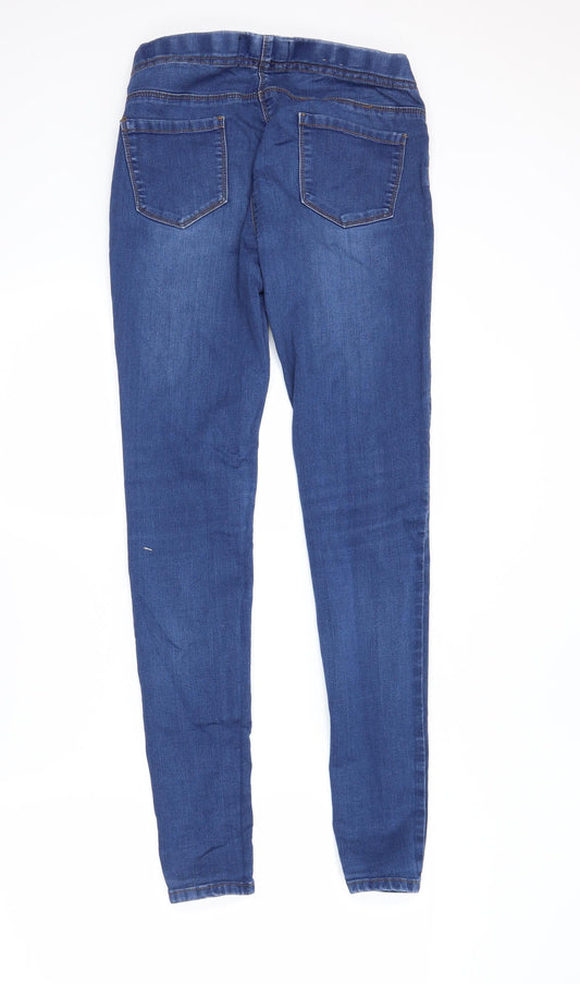 newlook Womens Blue Denim Jegging Jeans Size 8 L30 in