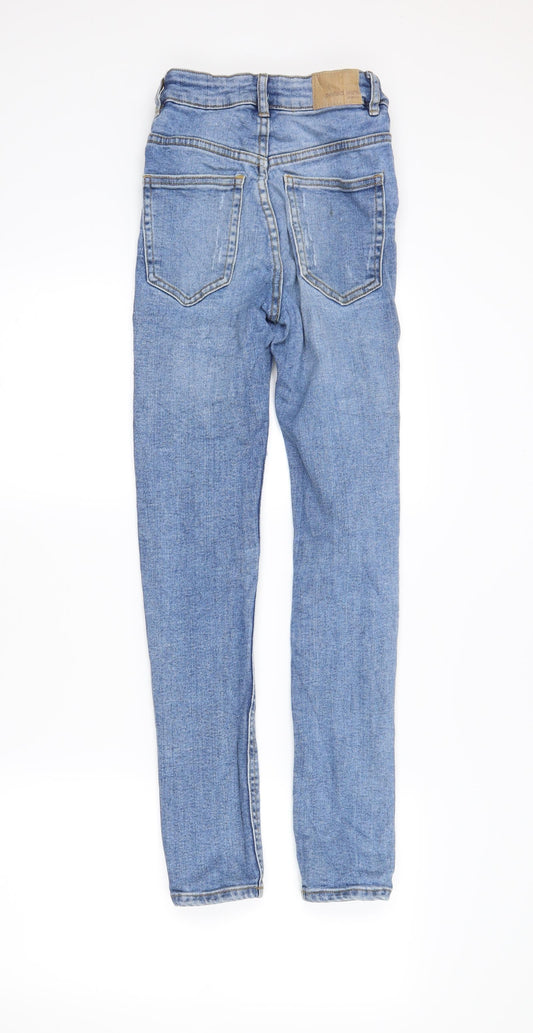 Perfect Jeans Womens Blue Denim Skinny Jeans Size XS L27 in