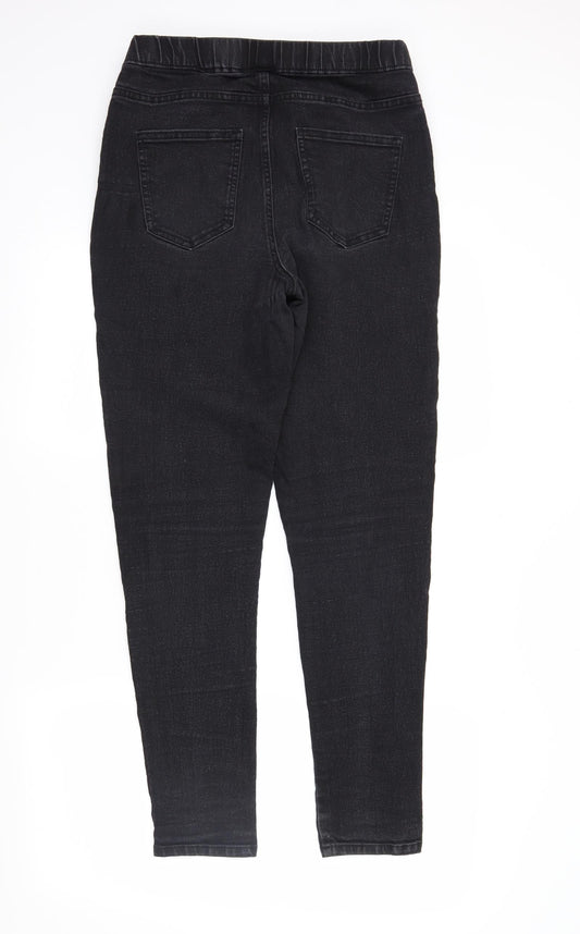 ESMARA Womens Black Denim Jegging Jeans Size 14 L29 in