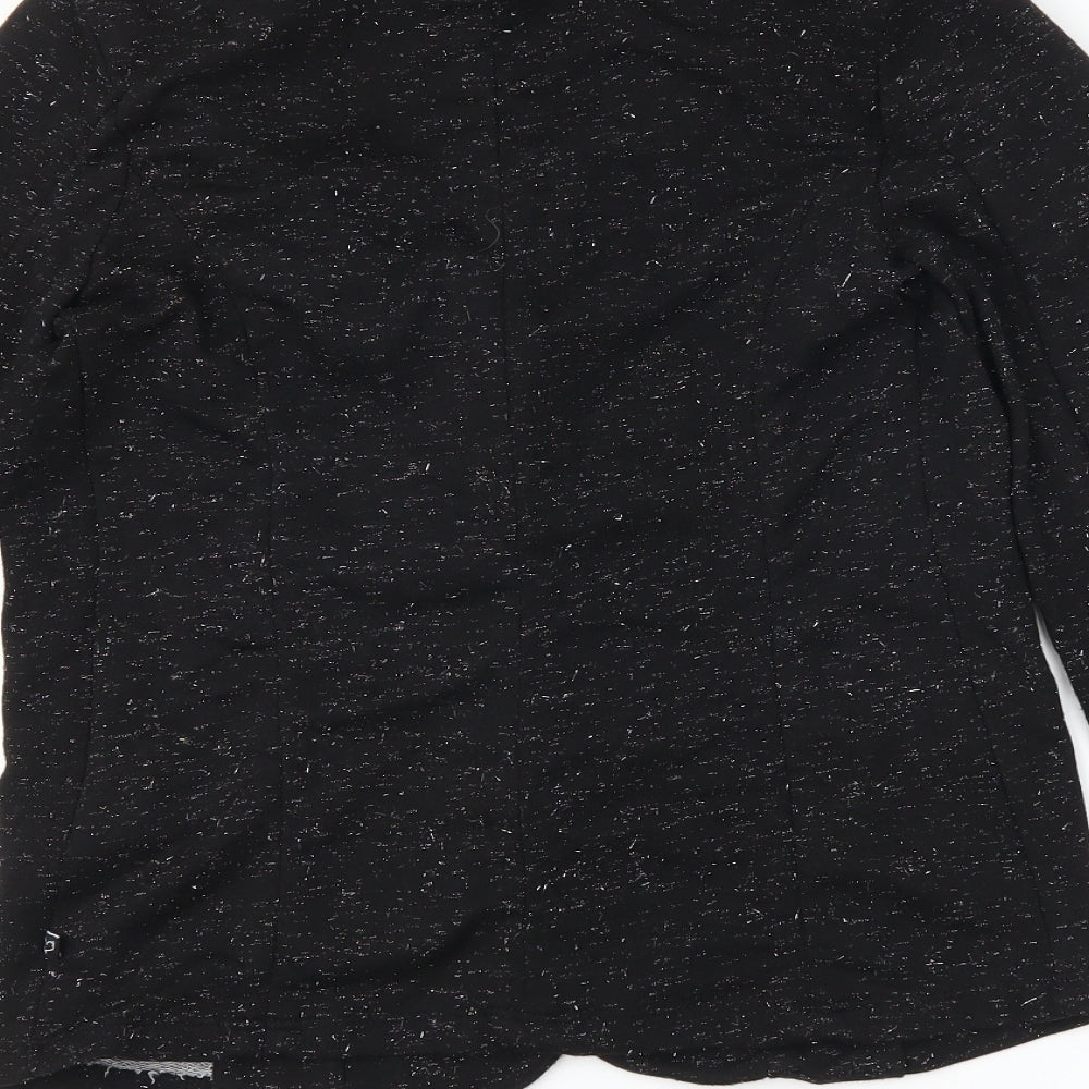 love2wait Womens Black Jacket Suit Jacket Size XS