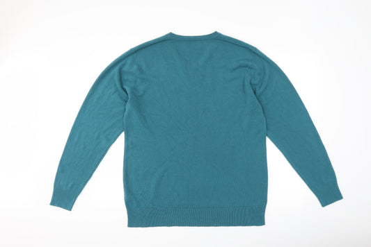George Mens Blue Pullover Jumper Size L