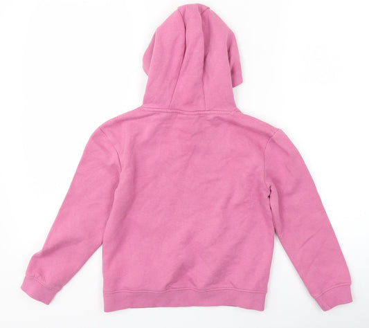 Matalan Girls Pink Pullover Hoodie Size 8 Years