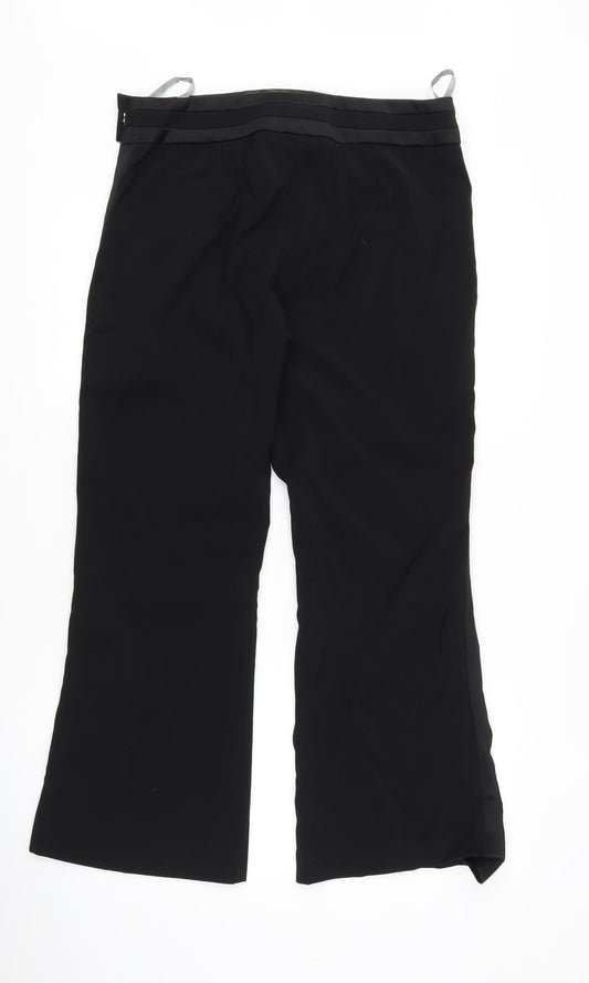 Dorothy Perkins Womens Black Trousers Size 14 L27 in