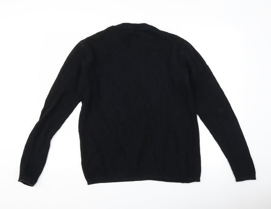 Primark Mens Black Pullover Jumper Size M