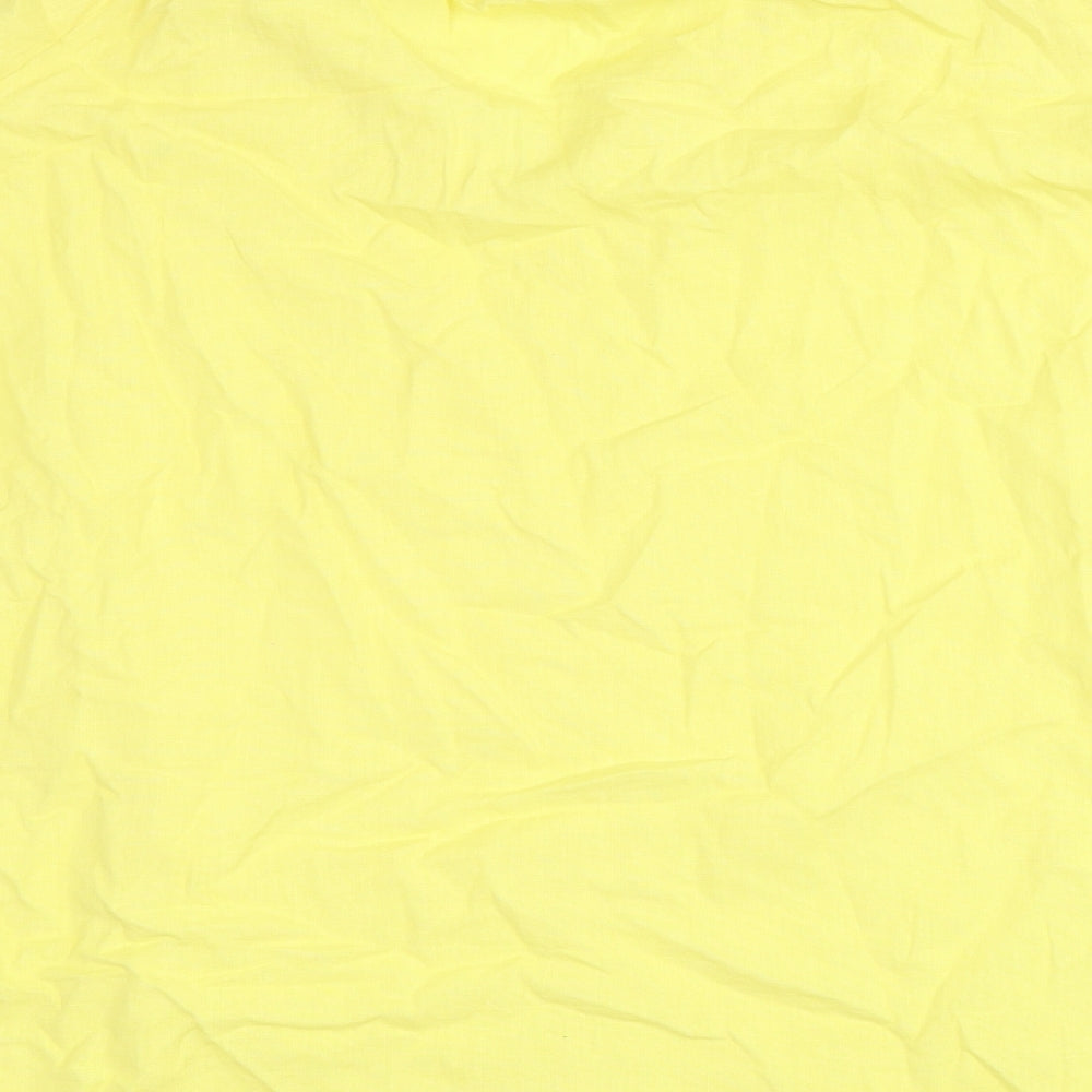 flint & moss Womens Yellow Basic Blouse Size 2XL