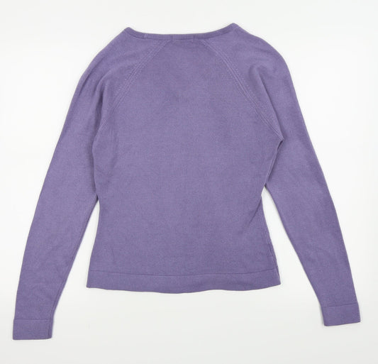 Asda George Womens Purple Pullover Jumper Size 10