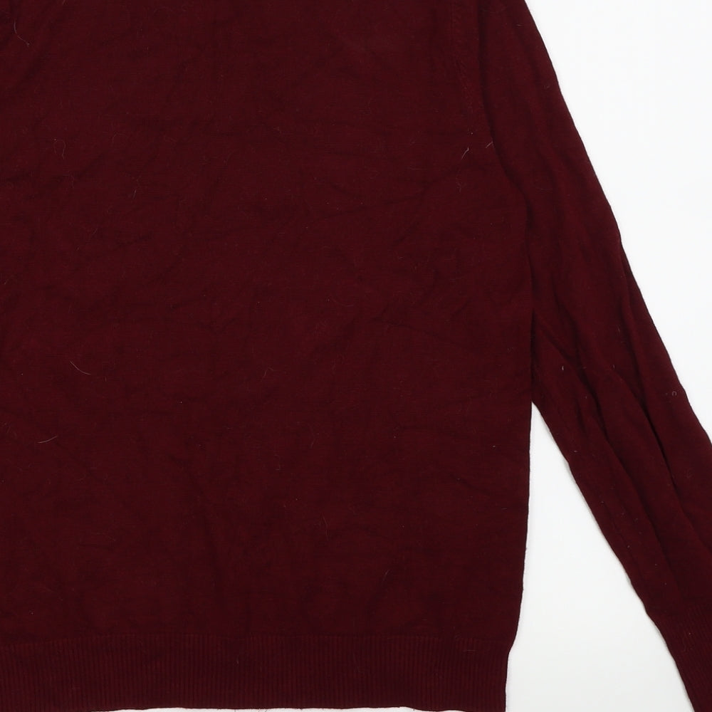 FOREVER 21 Womens Red Pullover Jumper Size M