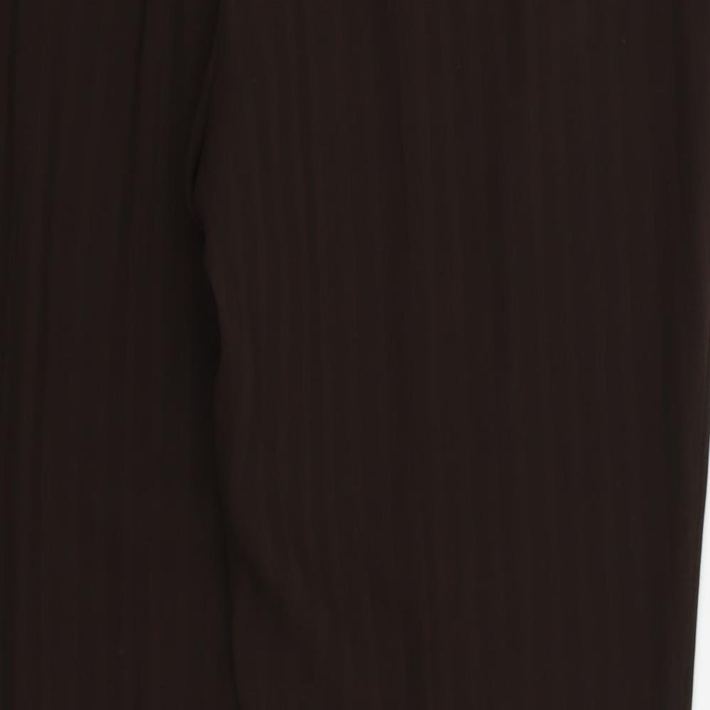 Preworn Womens Brown Trousers Size 34 in L29 in