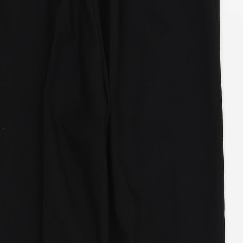 Brand and care label for Bonmarché women’s black trousers, size UK 10, 25-inch leg