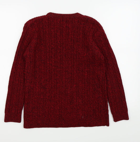 Choice Collection Womens Red Pullover Jumper Size S