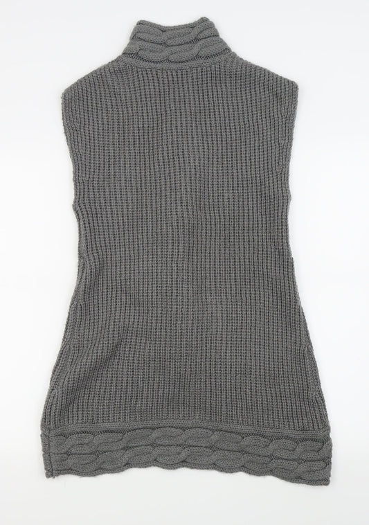 Asda George Womens Grey Cardigan Jumper Size 10