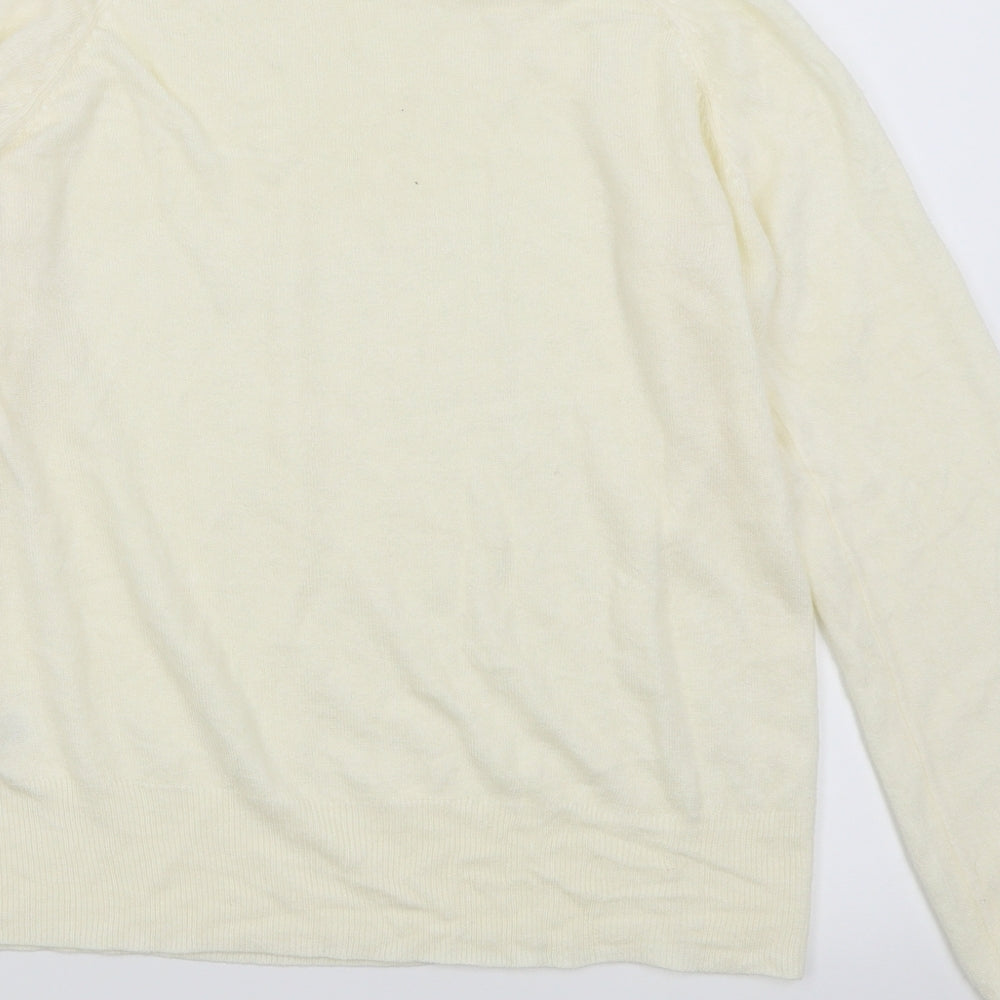 Asda George Womens White Basic T-Shirt Size 10