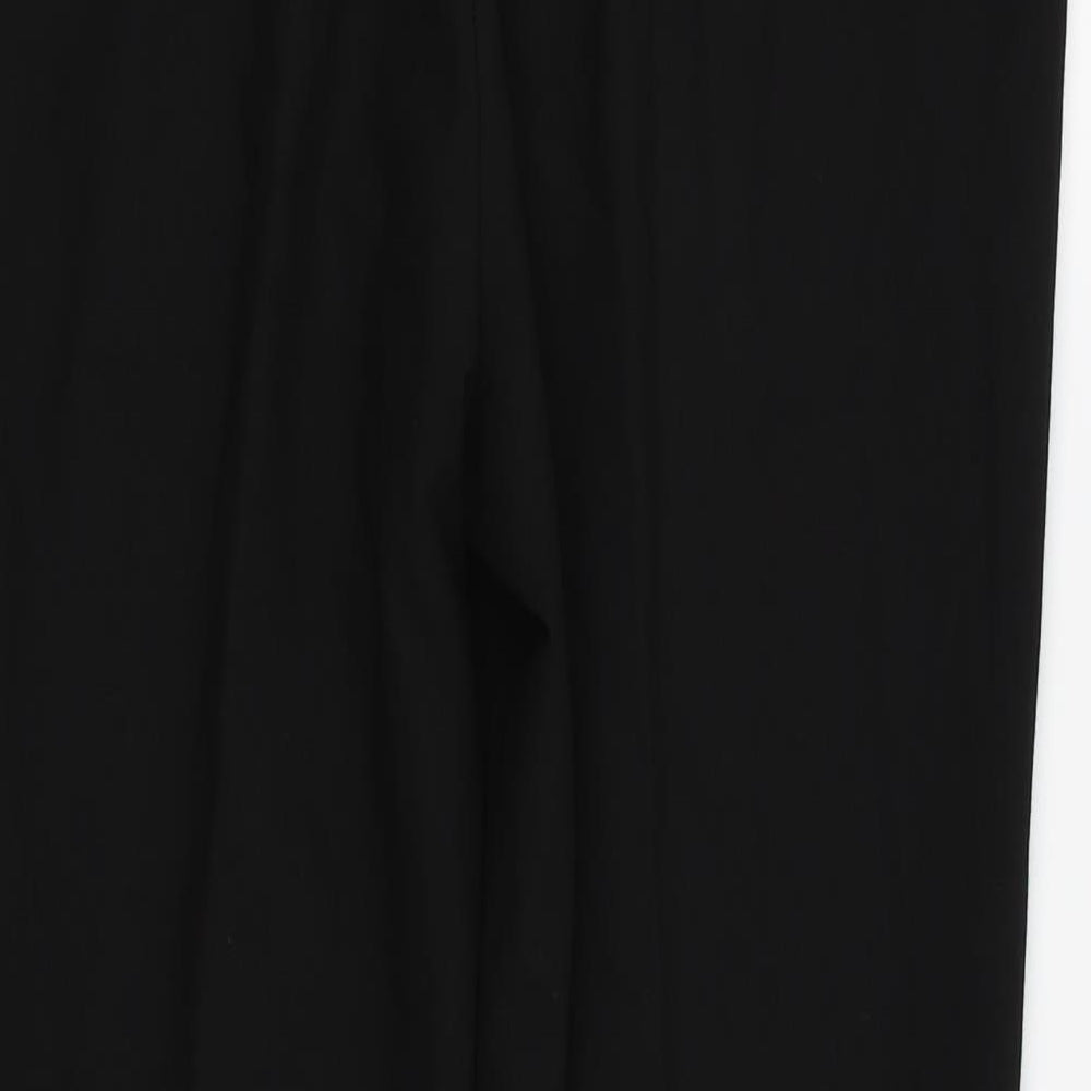 MAGI Womens Black Trousers Size 14 L28 in