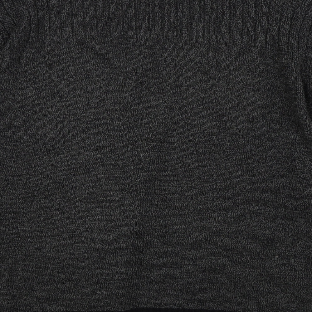 Kingston Mens Black Full Zip Jumper Size XL