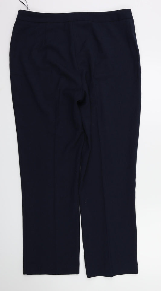 payapa Womens Blue Trousers Size 14 L28 in