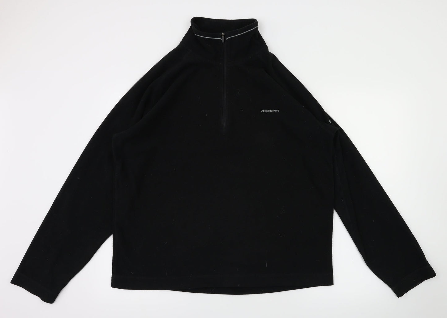 Craghoppers Mens Black Pullover Hoodie Size L