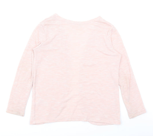 YD Girls Pink Cardigan Jumper Size 9-10 Years