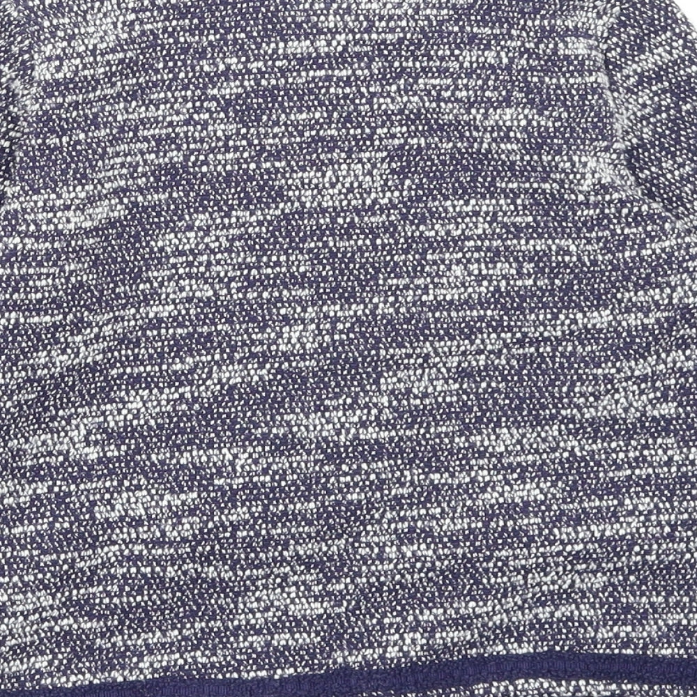 Brand and care label for Next girls’ blue jacket, size 5, years