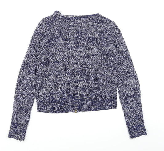 Gap kids Girls Blue Knit Cardigan Jumper Size 6-7 Years