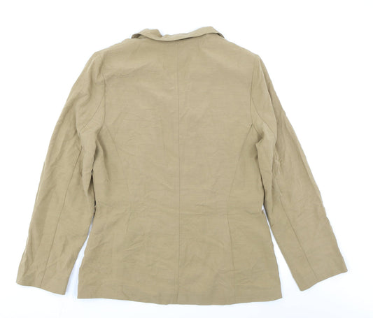 OPUS Womens Brown Jacket Blazer Size 12