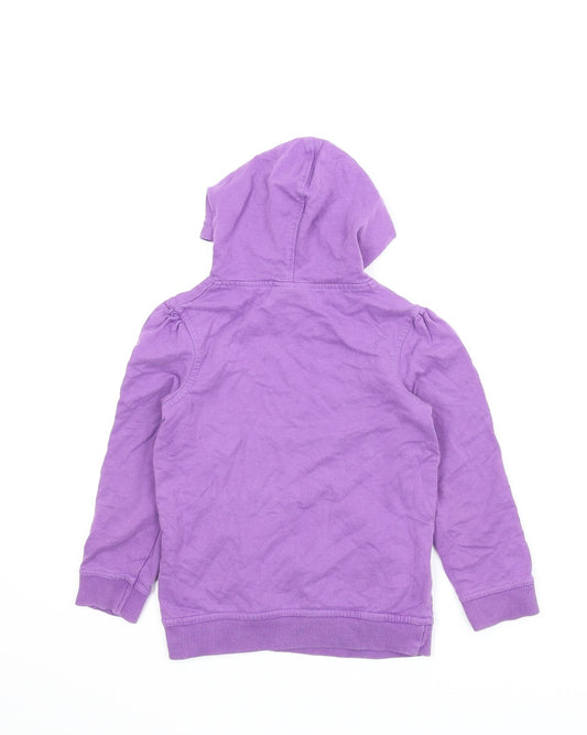 Disney Girls Purple Pullover Hoodie Size 3 Years - Tinkerbell