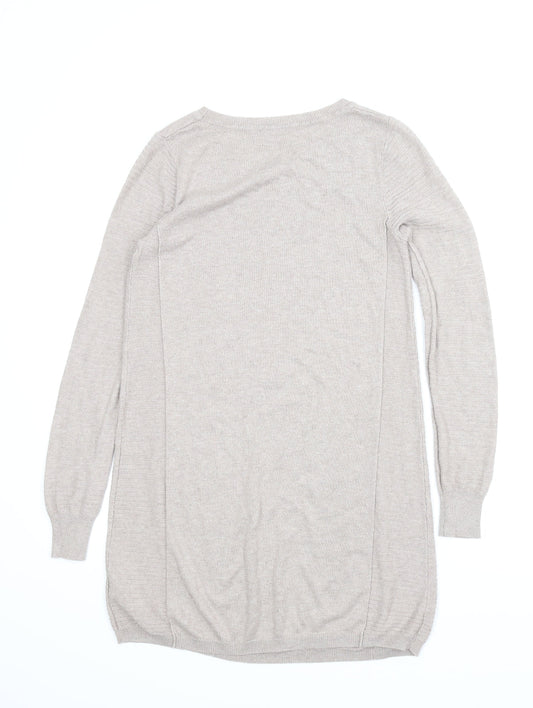 F&F Womens Brown Jumper Dress Size 8
