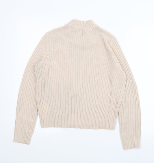 H&M Womens Pink Pullover Jumper Size M