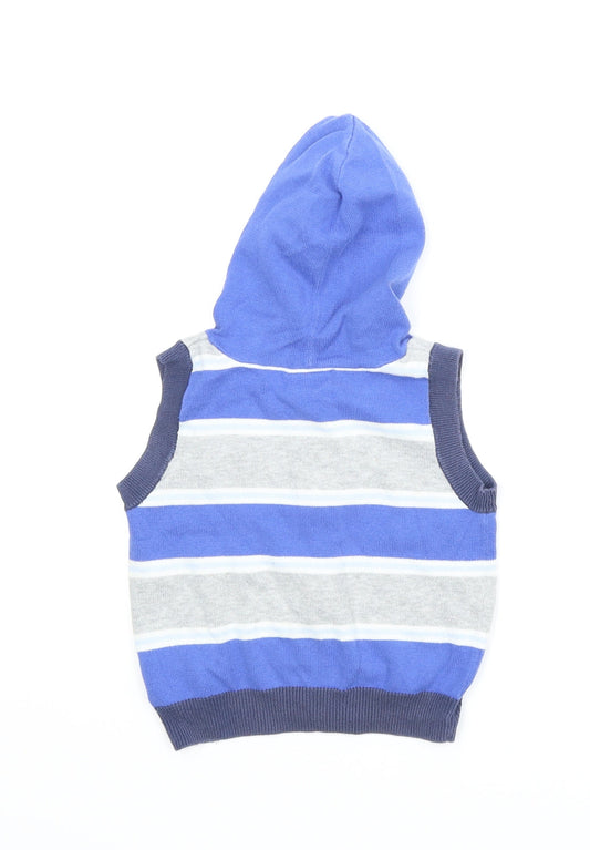 NEXT Boys Grey Vest Jumper Size 6-9 Months