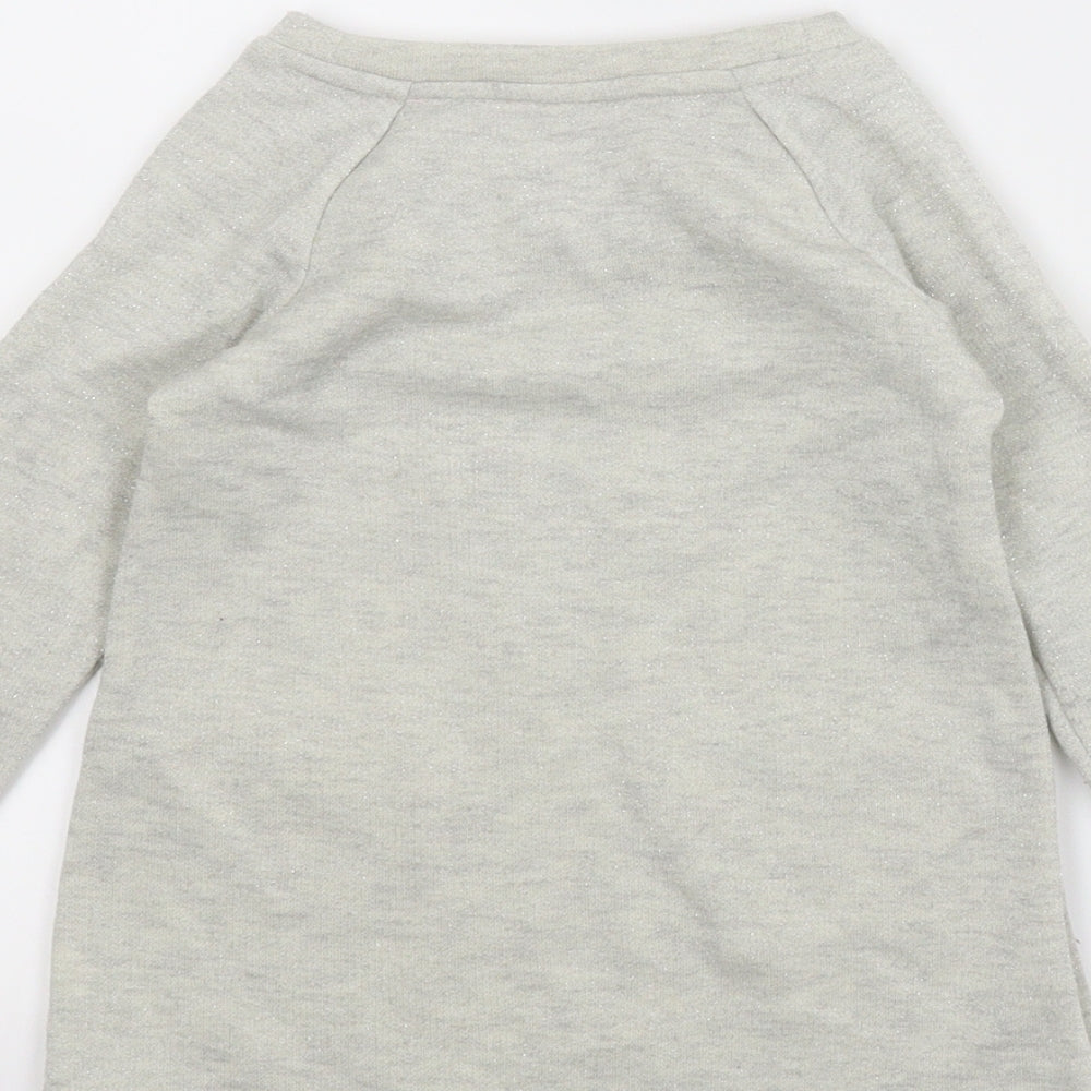 Healthtex Girls Grey Jumper Dress Size 2 Years - Loveheart