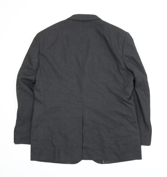 Impressions Mens Grey Jacket Suit Jacket Size 42