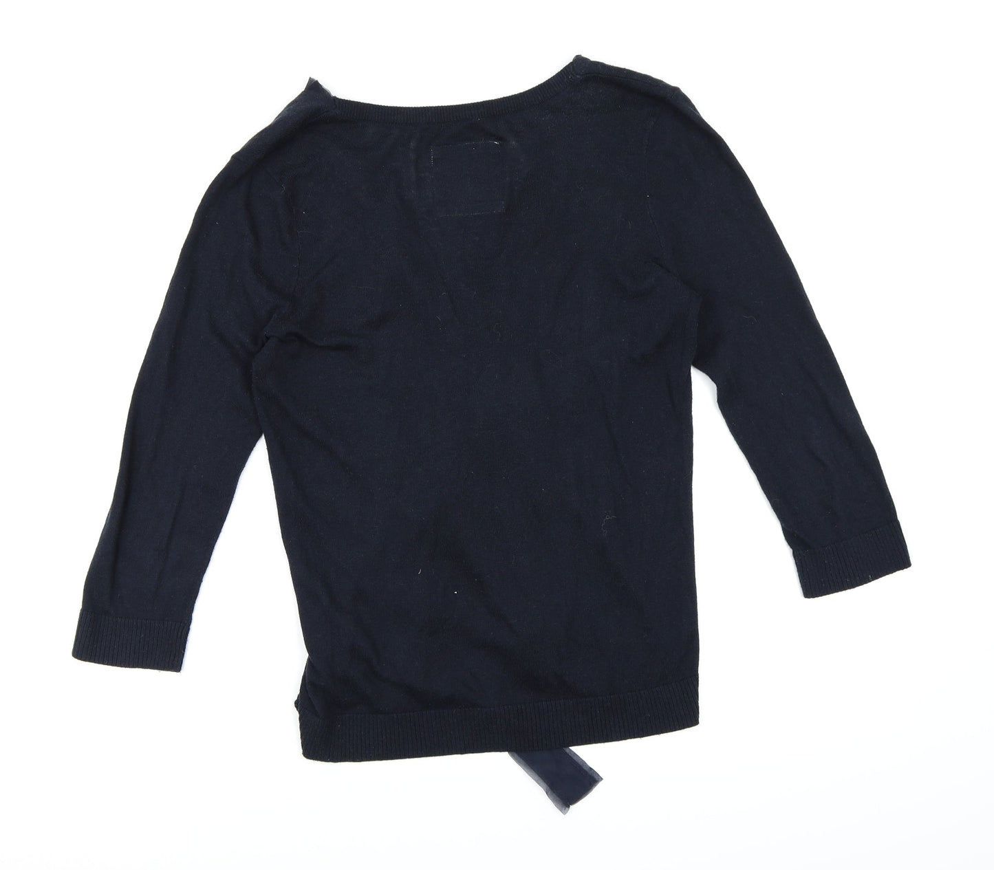 Hollister Womens Blue  Knit Pullover Jumper Size L