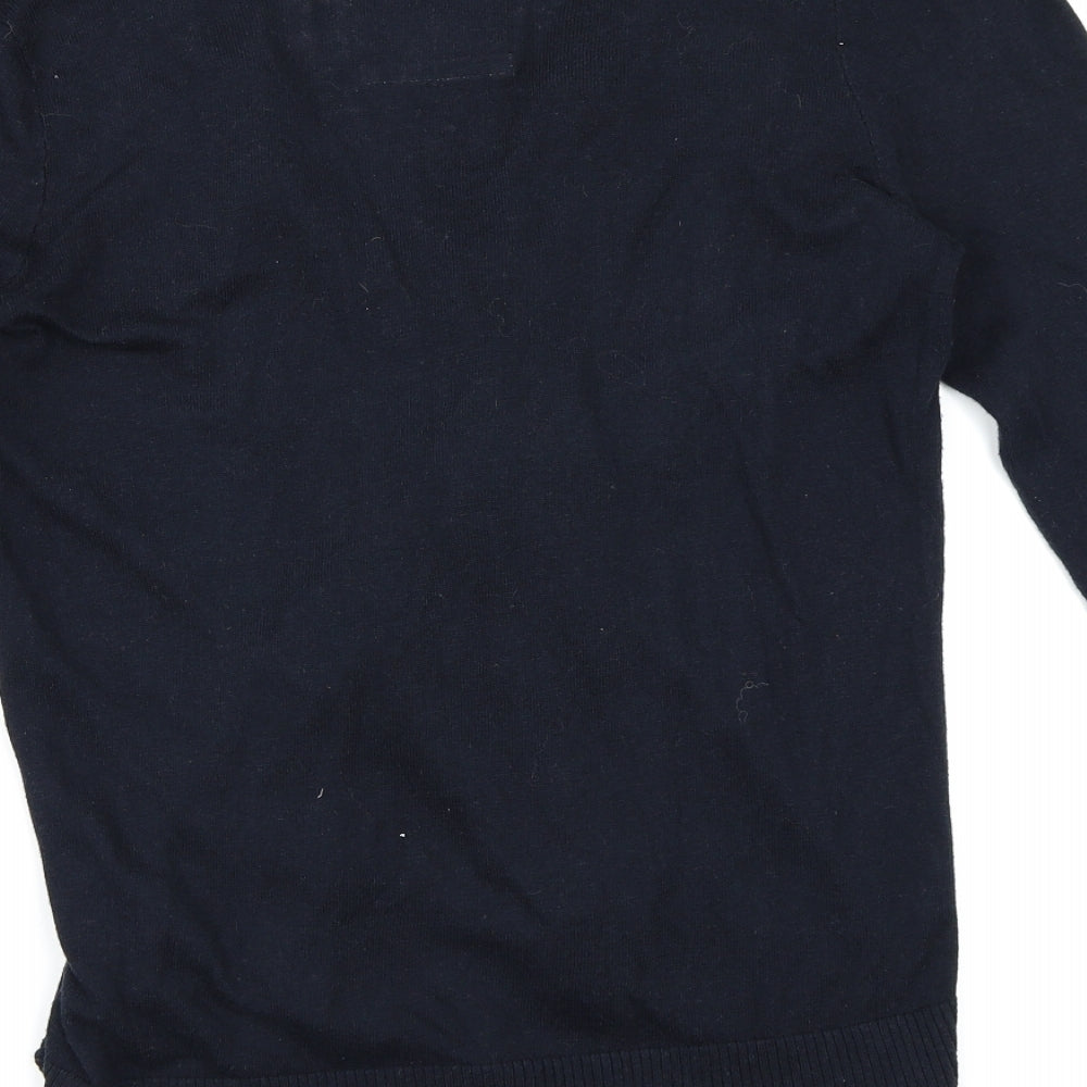 Hollister Womens Blue  Knit Pullover Jumper Size L